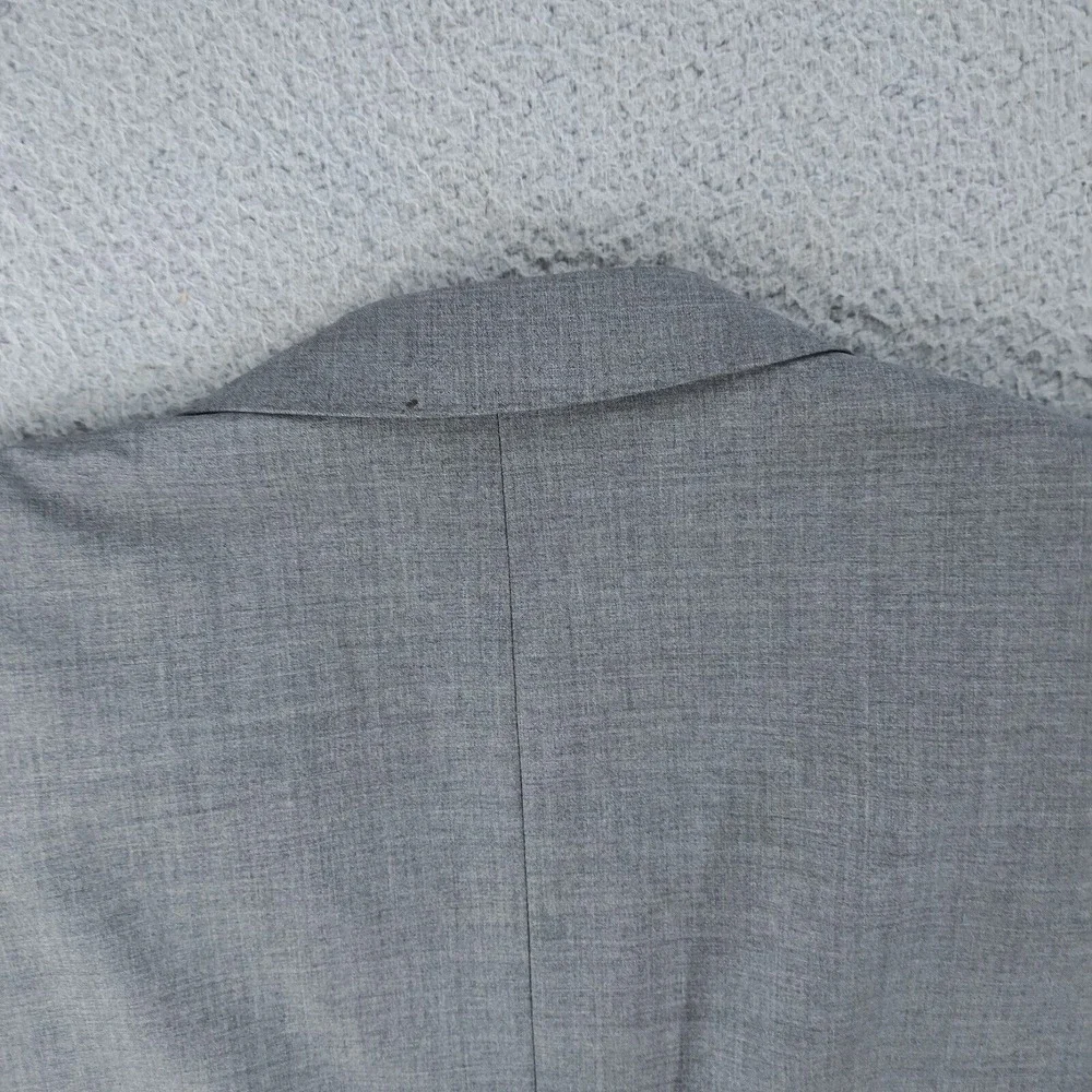 Brooks Brothers 346 Jacket Men 46R Gray Striped Lined Wool Fitzgerald Fit Blazer
